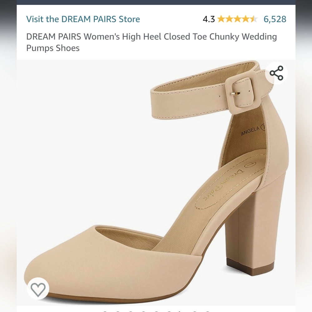Closed toe beige/nude pumps